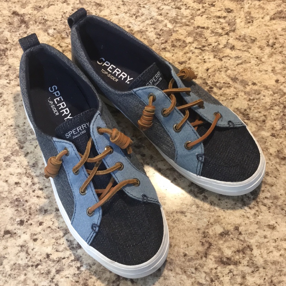 Sperry denim sneakers